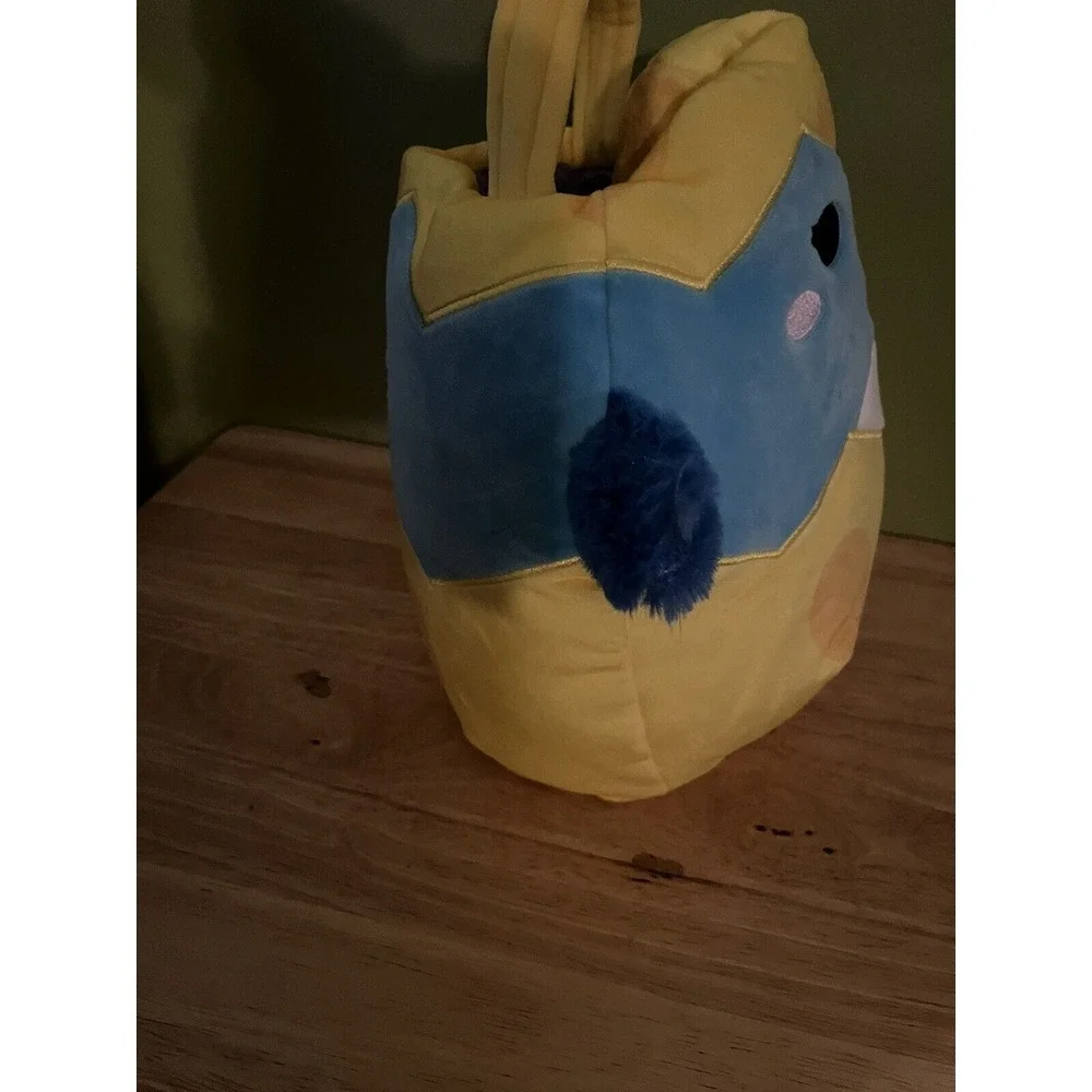 Squishmallows Bebe the‎ Bluebird Plush Easter Basket Treat Pail 10